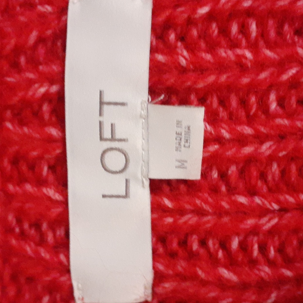 Loft Cable Knit Button Down Sweater - image 2